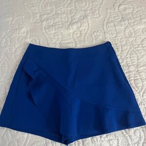 Zara, Royal Blue Skort, Size XS